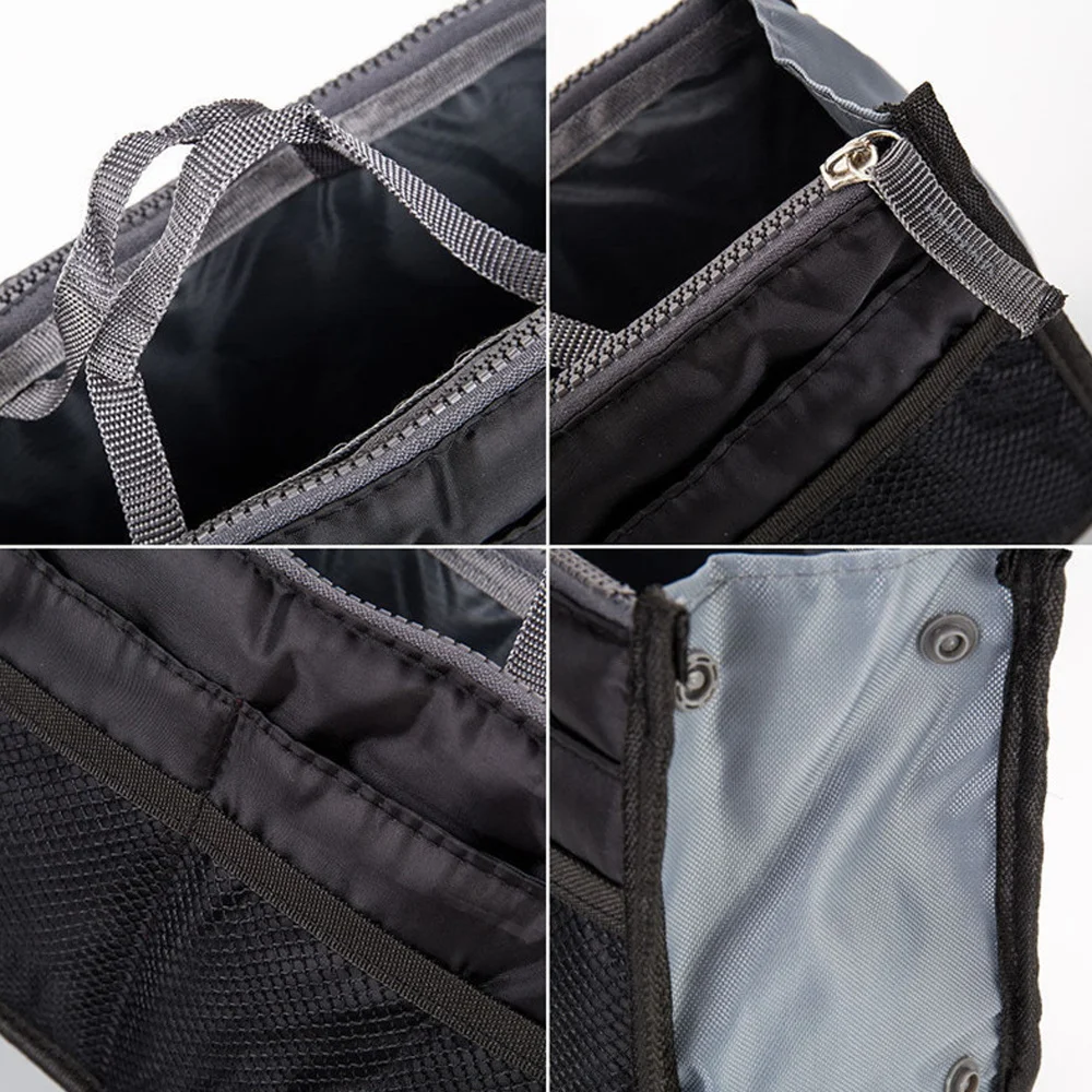 Bolsa organizadora de insertos, bolso de almacenamiento plegable, bolso de viaje, organizador de fieltro, bolso de mano de moda, bolsas de cosméticos para baño, 2022