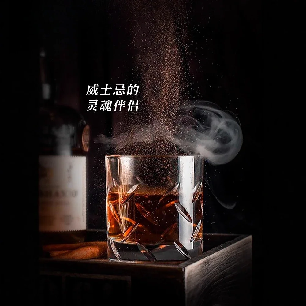 Imported crystal glass whiskey glass handmade foreign wine cup premium gift box set