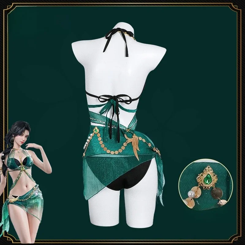 Jiannan Косплей Naraka: Костюм Bladepoint maillot de bain Anime pour femmes Sexy Bikini jeu deembaliine maillot