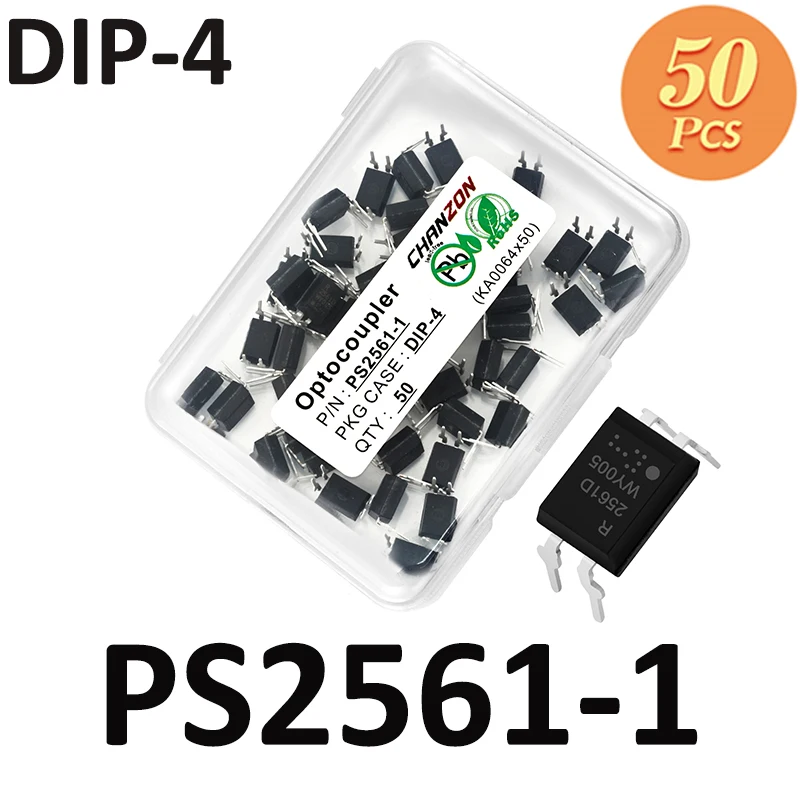 50PCS/LOT PS2561 2561 DIP4 DIP Photoelectric Coupler Optocoupler Opto Triac Coupler New and Original IC In Stock Chanzon