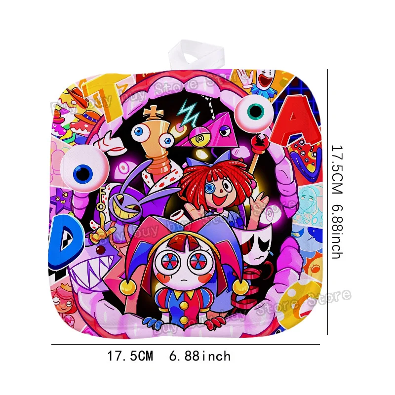 Anime Amazing Digital Circus Heat Insulation Placemat Tableware Pad Mug Coaster Table Mat Oil-proof Pads Home Dining Plate Mats
