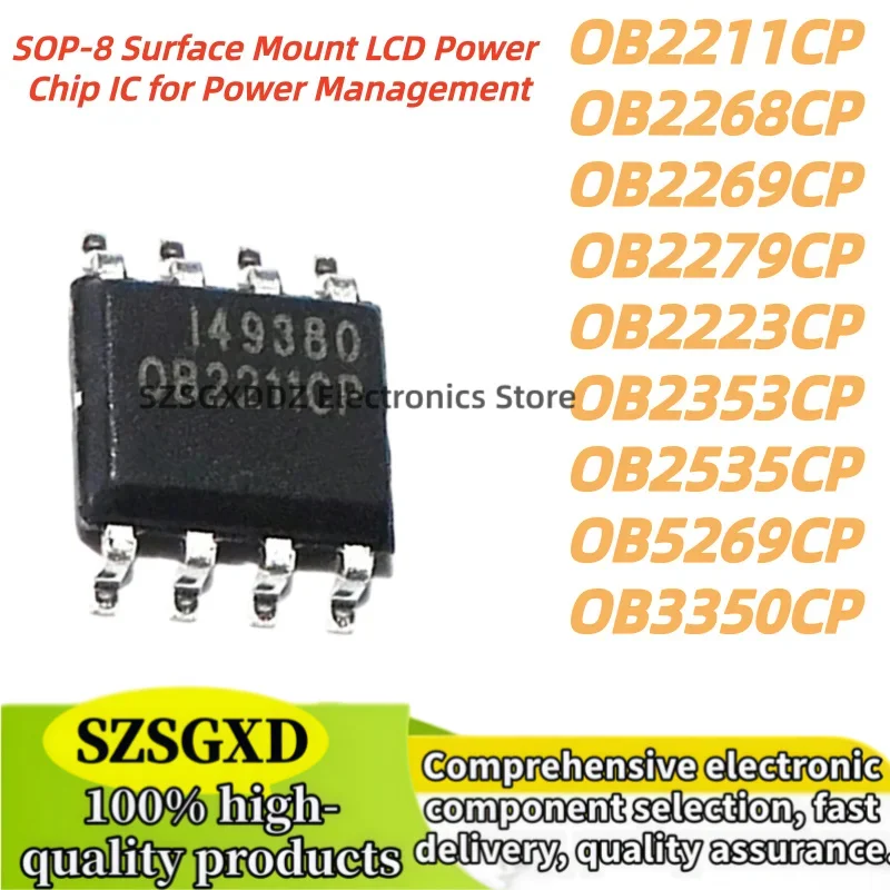 10pcs/lot 100% New Quality OB2535CP OB5269CP OB3350CP OB2269CP OB2211CP OB2268CP OB2279CP OB2223CP OB2353CP sop-8 Chipset