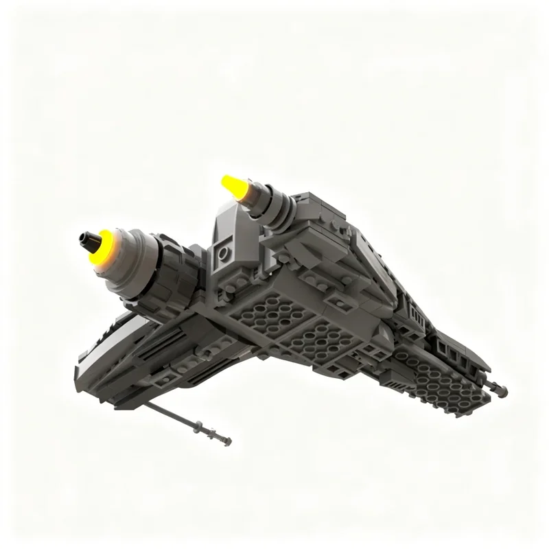 328pcs MOC Just A Random Spaceship Star Battle Model Building Blocks Construction Toy Festival Gift Brick Education Birthday
