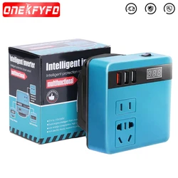 120W DC A AC Inverter DC 18V-21V A AC 220V Multifunzione Intelligente Batteria Al Litio Inverter Esterno per Makita 18v Batteria