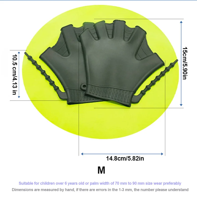 シリカゲルハンドウェブパドルパーム水泳シュノーケリング子供大人男性と女性ドリフトトレーニングシリカゲルアンチカット手袋