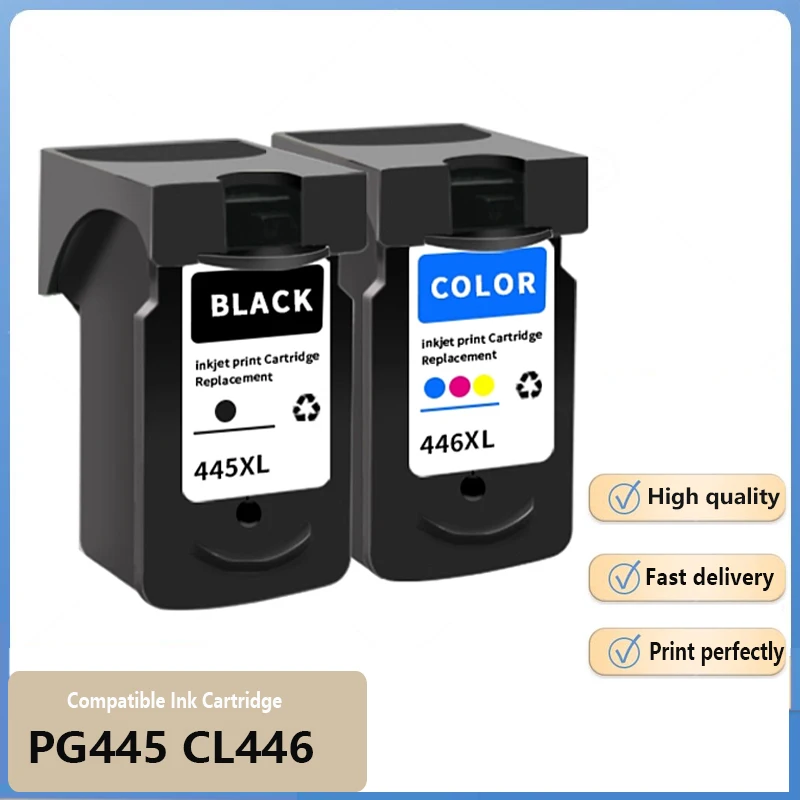 PG445 CL446 Tintenpatrone 445XL 446XL kompatibel für Canon Pixma MX494 MG2440 MG2540 MG2940 IP2840 MG2545 TS3140 MG3040 TR4540