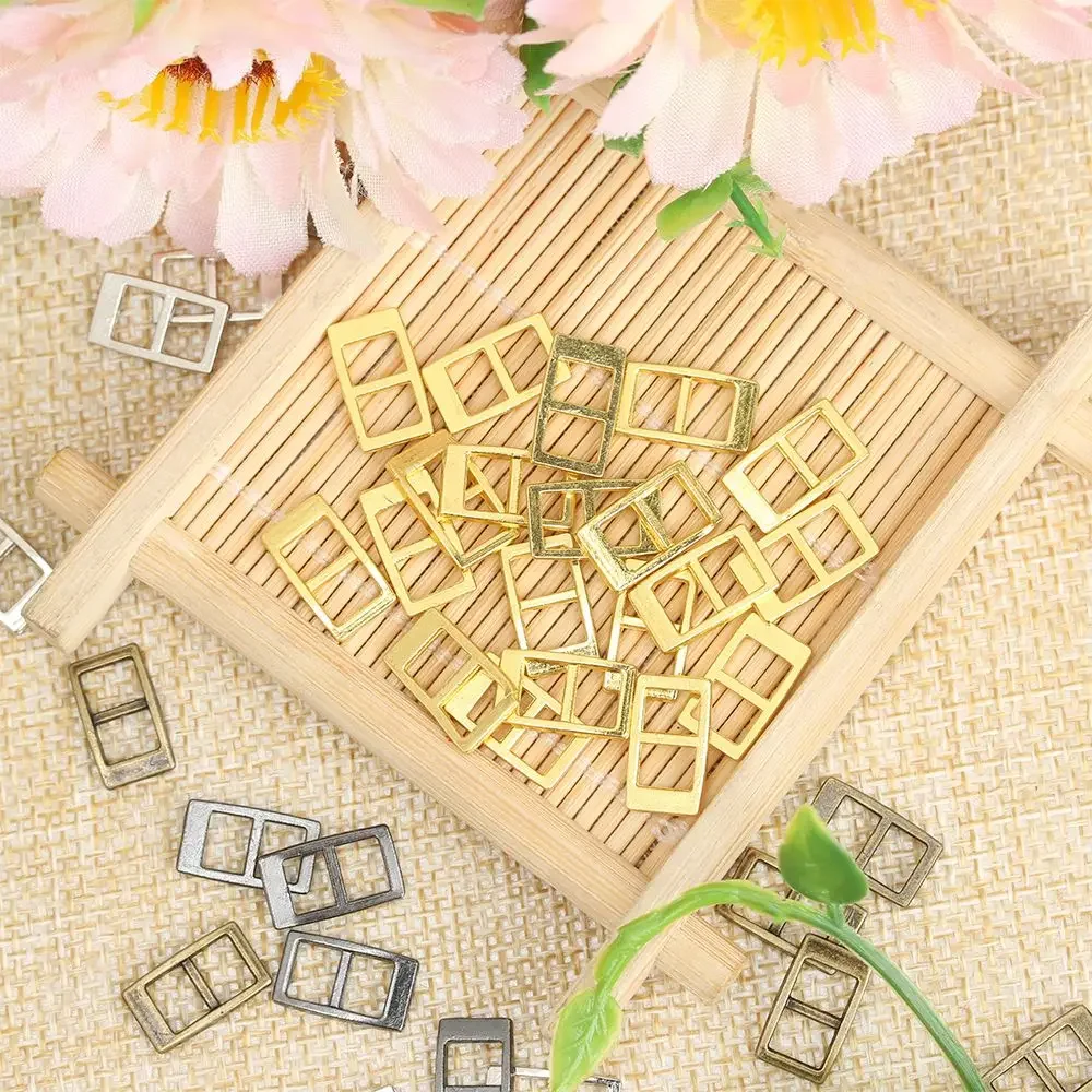 20/40pcs Newest 4 Colors Stuffed Toys Diy Dolls Buckles Tri-glide Buckle Doll Bags Accessories Belt Buttons
