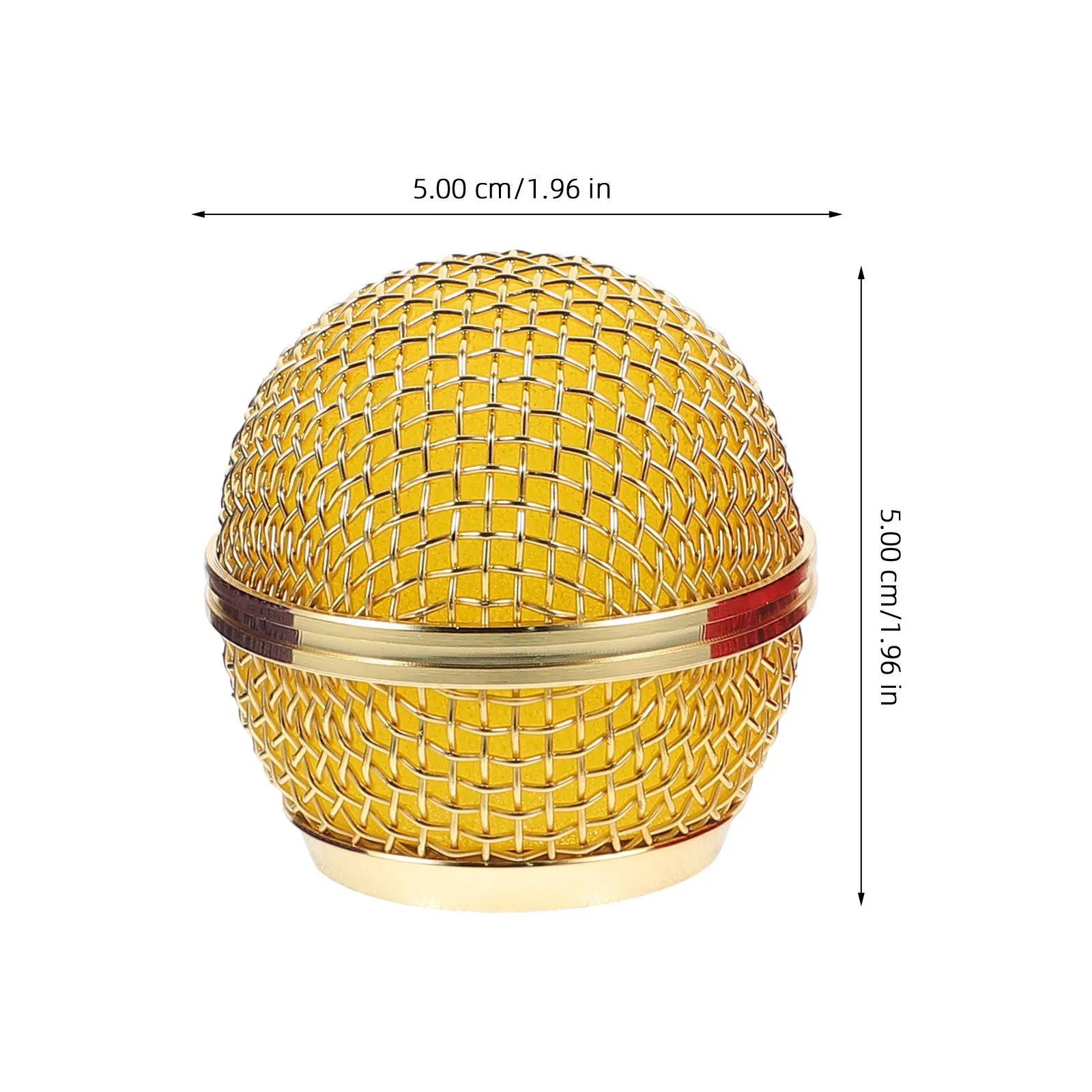 

4pcs Microphone Grill Head Replacement Metal Mesh Cover For Wired Wireless Compatible With Sm58 Mic Parts Microphone Grille Ball