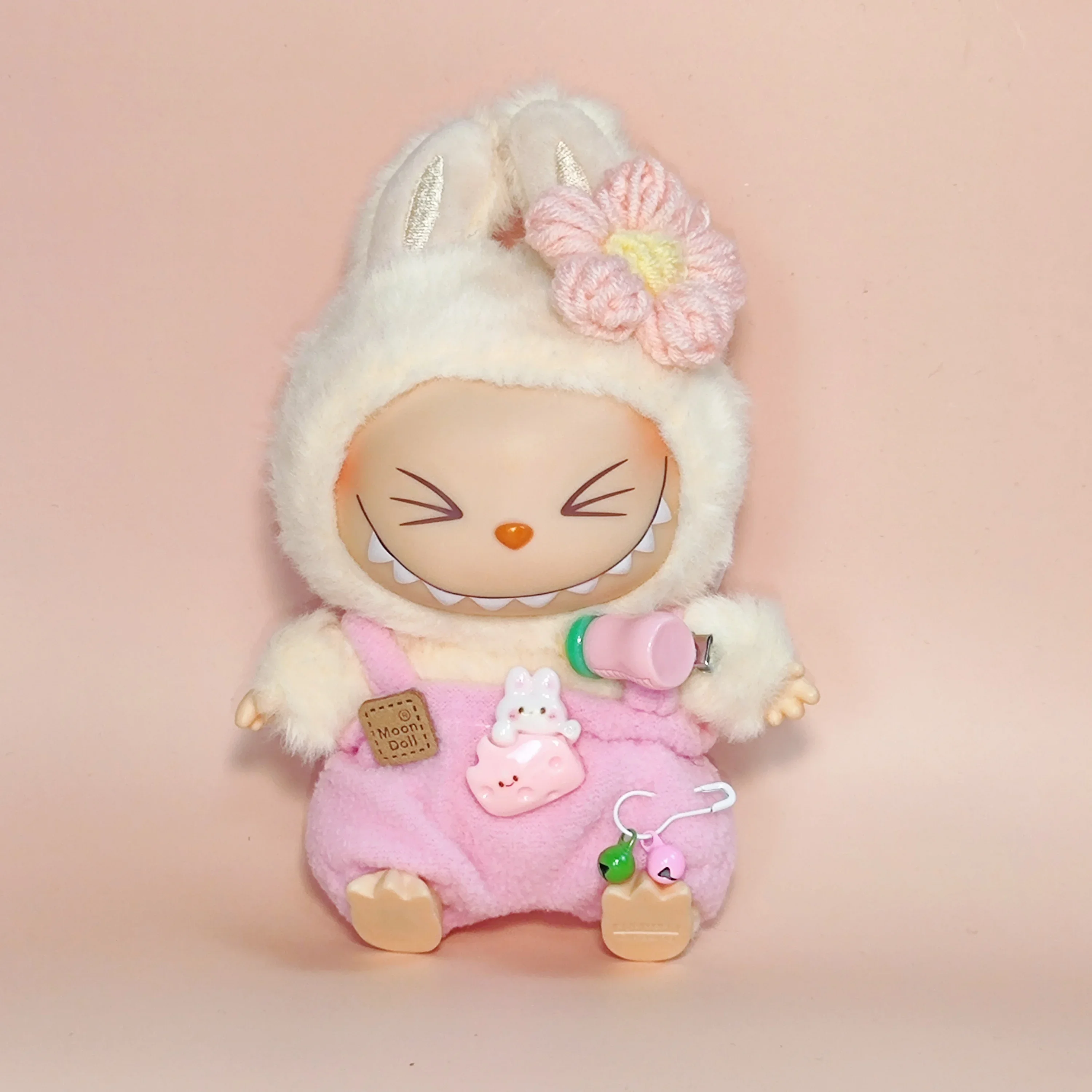 Labubu 用服 座っているベビー服 かわいいマカロンアクセサリー かわいい装飾服