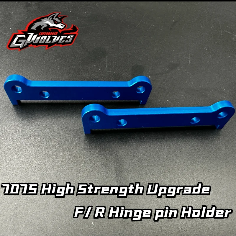 GWOLVES per HOBAO Upgrade OP 94009 7075 Hgh Strength F/R cerniera Pin Holder 2PC Fit 1/8 HYPER MT / MTX 1/7 MT ii Monster Truck