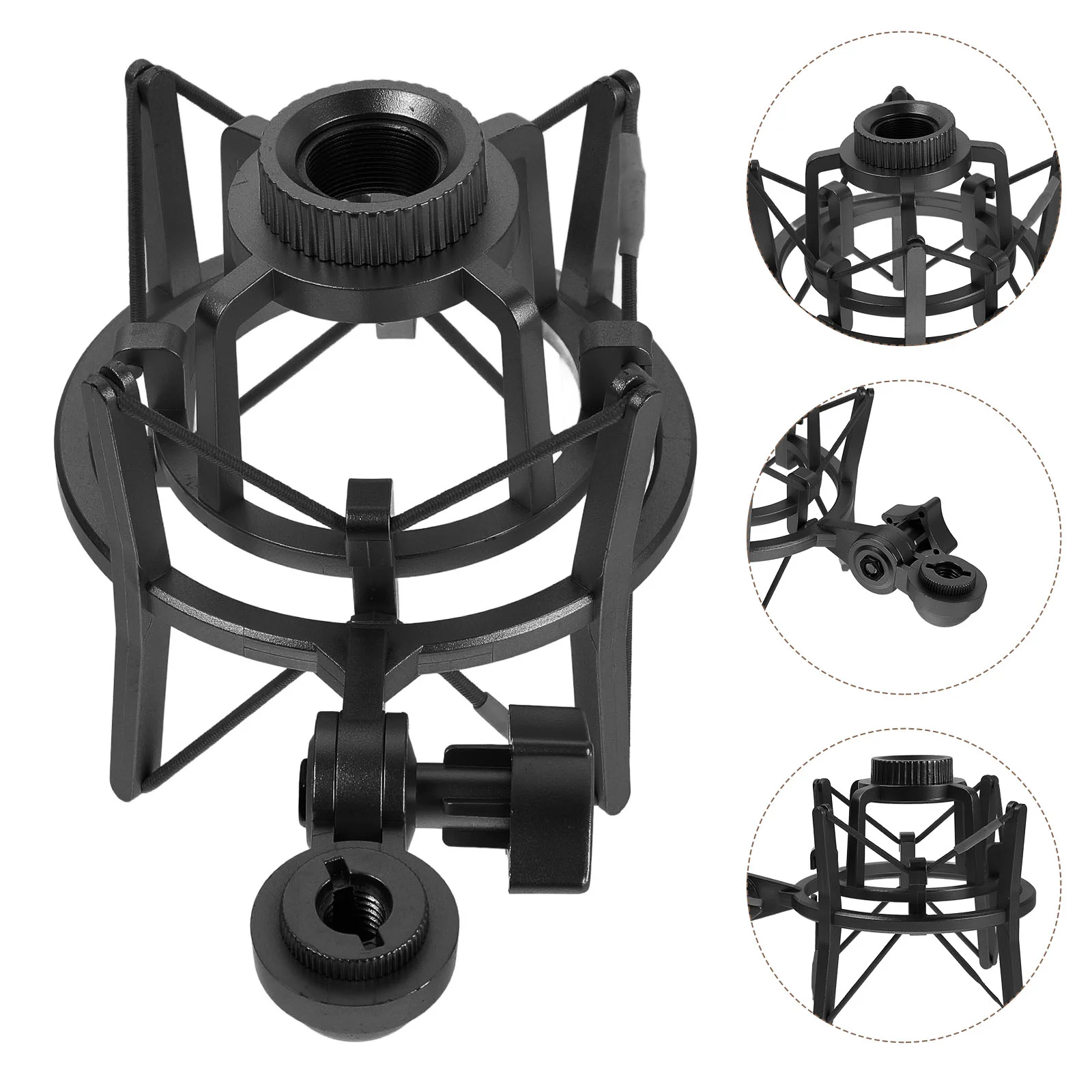 

Microphone Shock Mount Adapter Stand Hanger Universal Holder for Recording Vertical