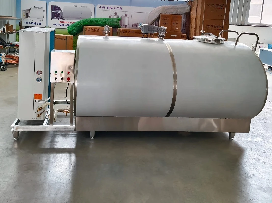 Uht Milk Storage tank Cooling tank for Milk Refrigeration for Storage Standardization tank with Platform