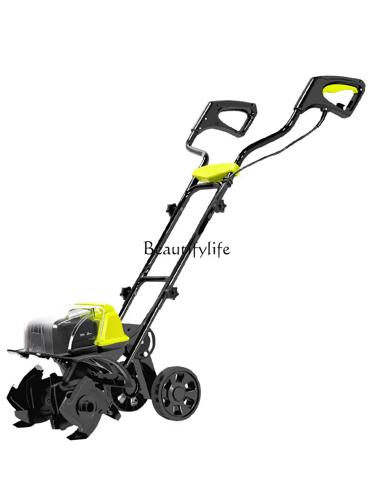 40V Lithium Electric Brushless Tiller Electric Loosening Rotary Tillage Soil Preparation Machine