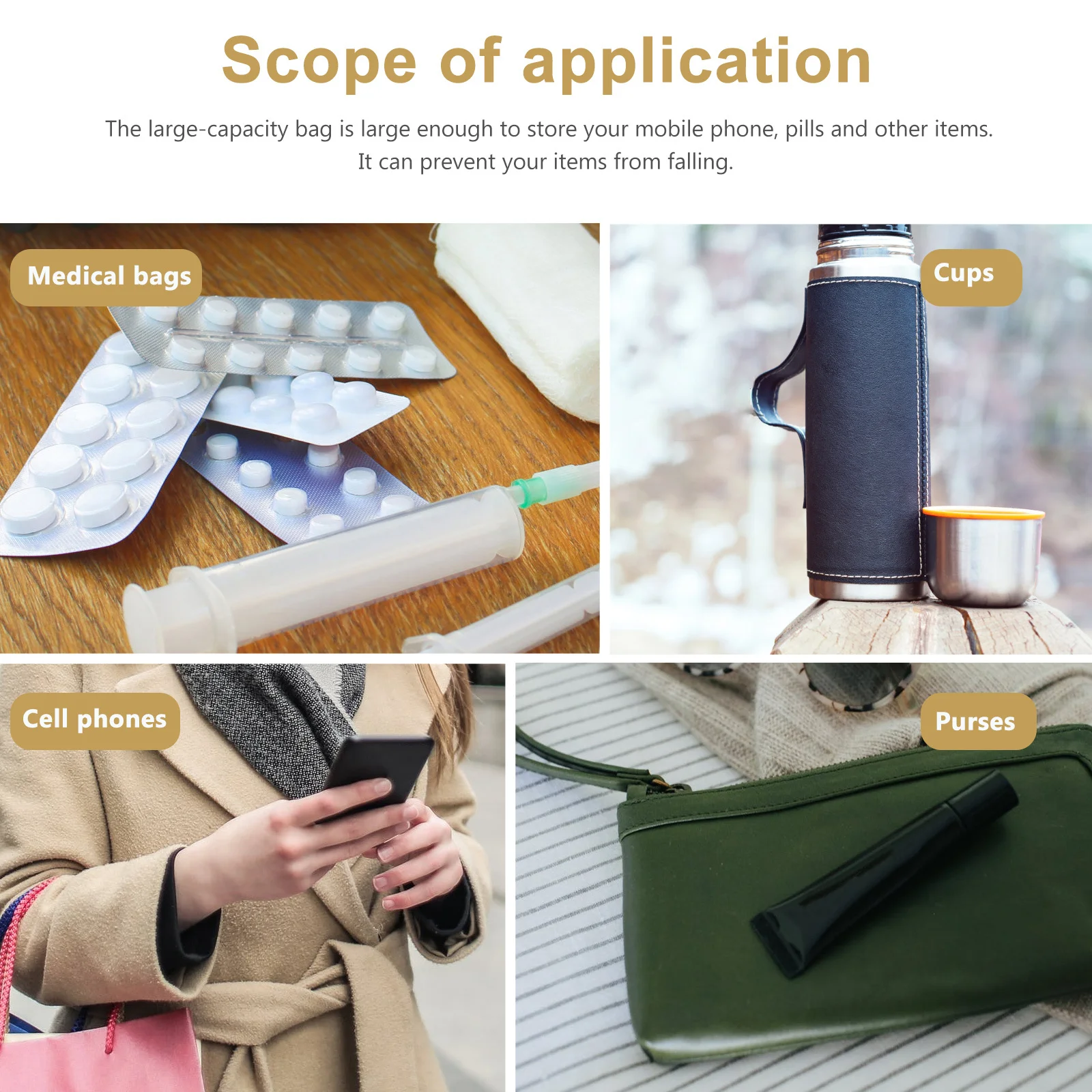 

Удобный подвесной контейнер, портативная сумка для хранения ходунков, прочная водонепроницаемая сумка для активного отдыха