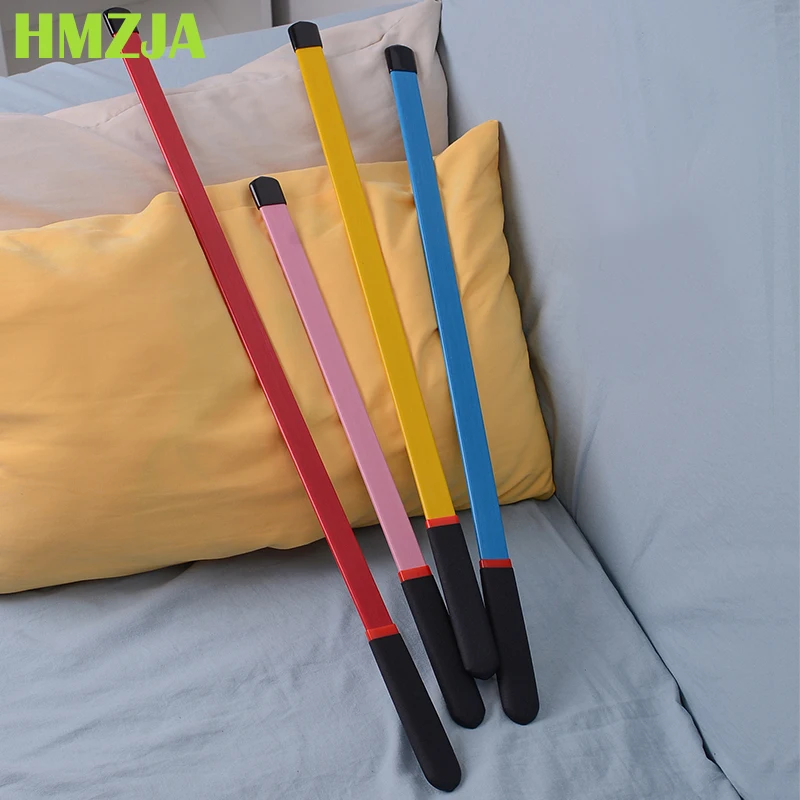 Colored Glass Fiber Spuare Strip 4x20mm Home Teaching Whip Teacher Specific Ruler Teaching Reading Stick Length 40cm 50cm