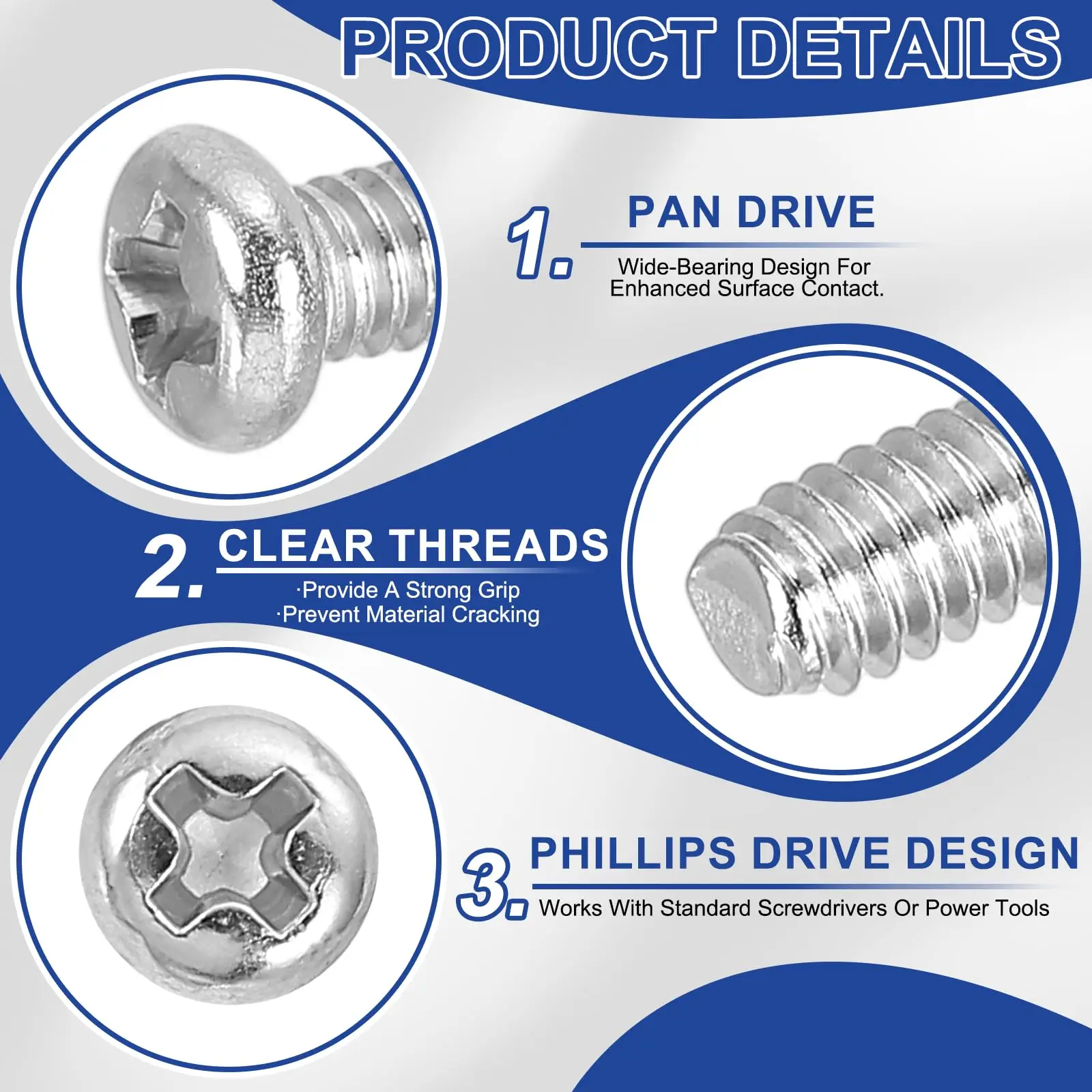 M2 M2.5 M3 صغير مايكرو 316 الفولاذ المقاوم للصدأ فيليبس الترباس المسمار للإلكترونيات الكمبيوتر المحمول الهاتف كاميرا اللعب إصلاح السيارات
