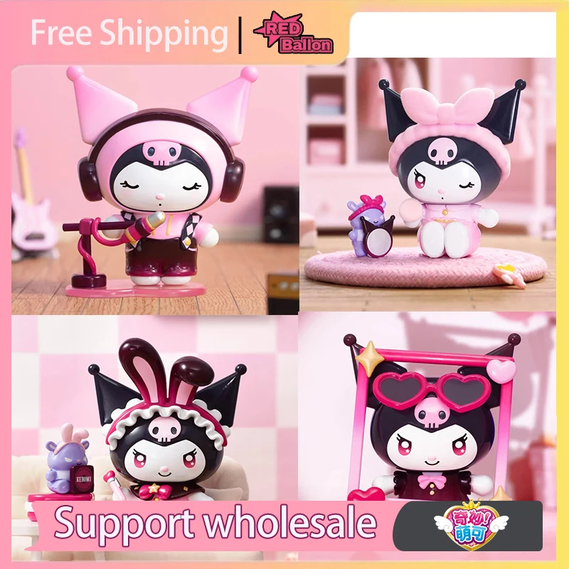

Новый оригинальный TOPTOY Sanrio Kuromi Sparkling Idol Series слепая коробка модные игрушки настольные украшения аниме фигурка милая кукла в подарок