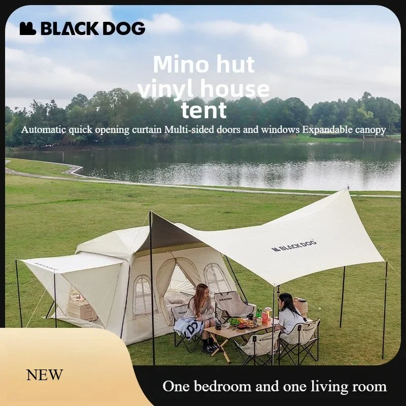 

Blackdog Waterproof Sunscreen Fully Automatic Onebutton Portable Outdoor Camping Family Camping One Bedroom One Living Room Tent