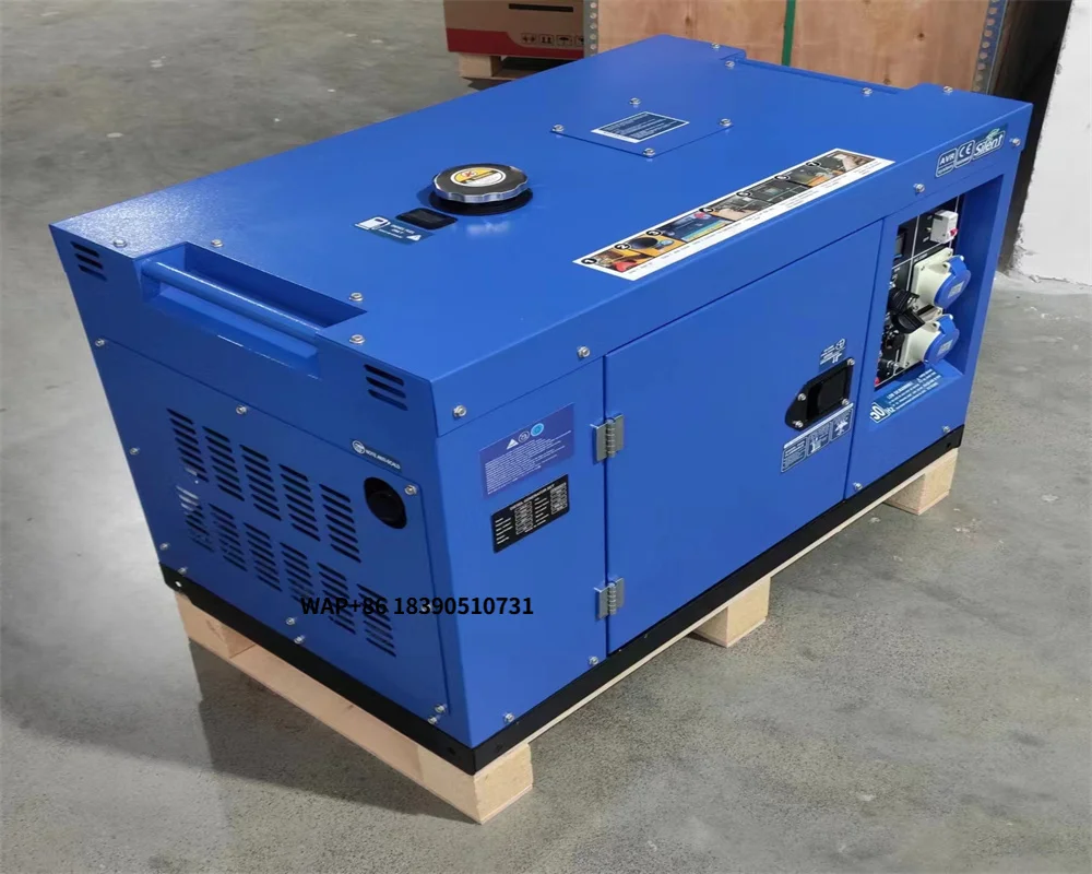 

Small 3KW 5KW 6kw 8kw 9kw 10kva Single 3 Phase Silent Generator Set Home Power Inverter Generators 5-10KW