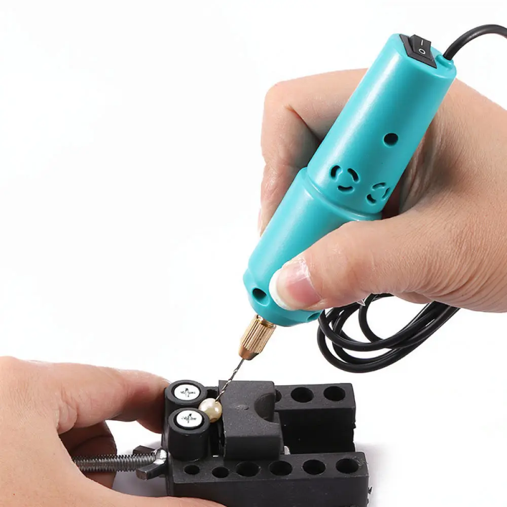 Handheld USB Powered Micro Drill For HIAIM Rotary Tool Kit Precision Grinder For Jewelry Making Pearl Crafting