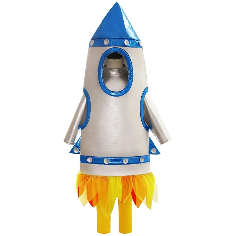 Rocket Cosplay Costume For Boys And Girls Party Dress Up With Rocket Hood Jacket And Pants