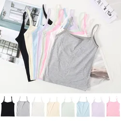 Developing Girls Training Underwear Vest Children Pure Cotton Non Steel Ring Underwear Girls Thin Breathable Casual Tank Top