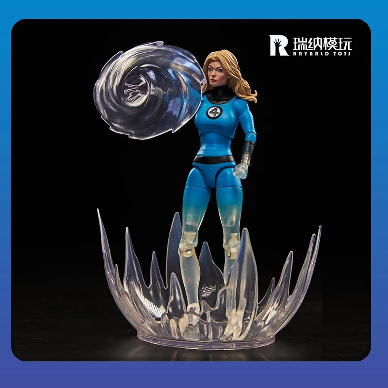 New Genuine Marvel Dst Fantastic Four Toy Invisible Woman Action Figure Model Doll Collection Decoration Boys Toy Kids Xmas Gift