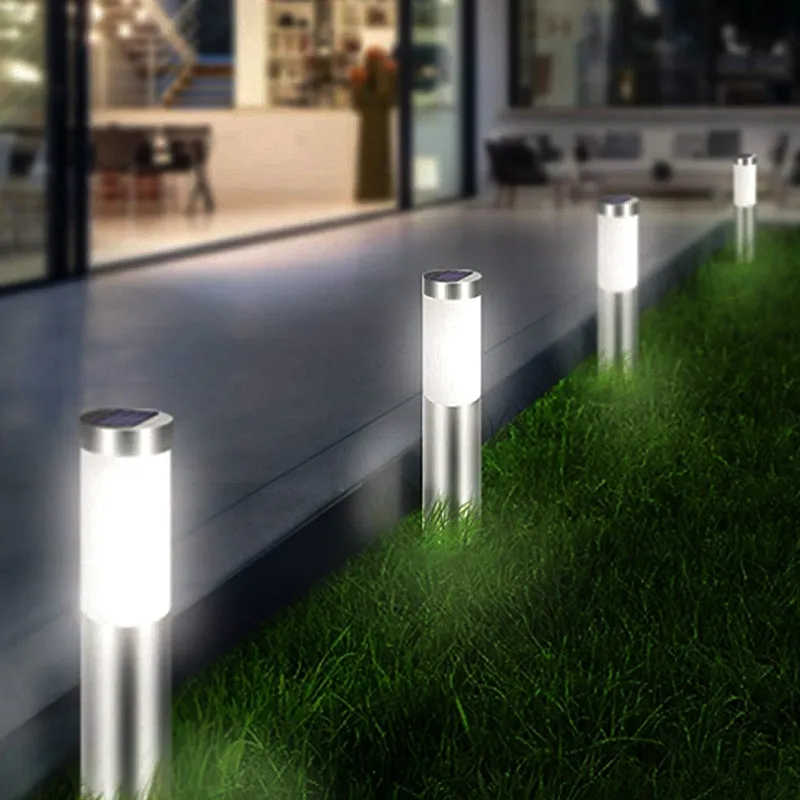 

Solar products outdoor waterproof solar bollard light for landscape path yard patio garden light