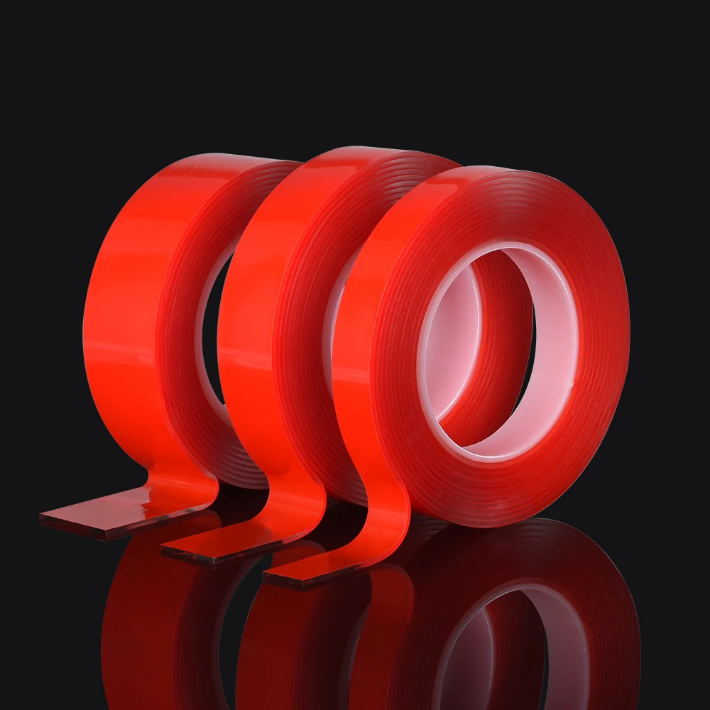 

Nano Red Film Double-Sided Tape Transparent And Traceless High Adhesion And High Temperature Resistance Mobile Phone Holder