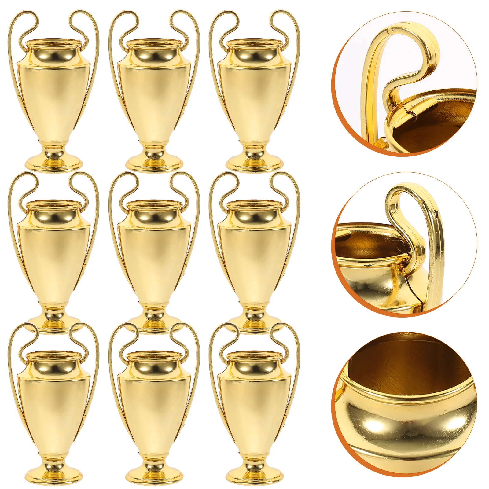 10 Pcs Trophy Candy Jar Little Friend Accessory Small Prize Trophies Desktop Accessories Compact Plastic Award Child