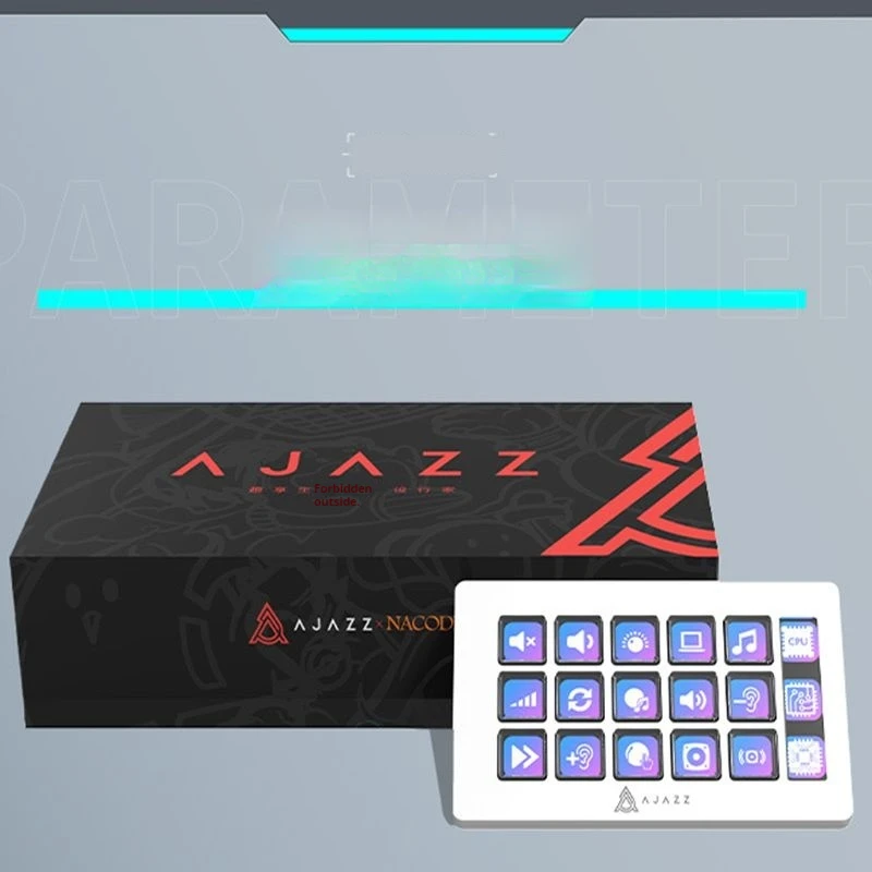 Ajazz AKP153Mainstream Live Streaming Software Video Color Grading Music Production Lmage Editing Desktop Assistant Gift