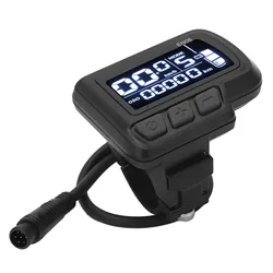 Electric Bike Panel EN06 Panel Waterproof 24V 36V 48V 60V Light Weight ABS 6pin Wire Easy Installation for 22.2mm Handlebar