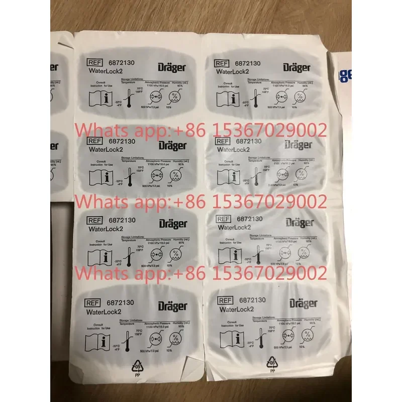 Drager Waterlock2 Original Water Cup Water Collector 6872130 12 Pieces Per Box Compatible with Breathing Circuit Systems