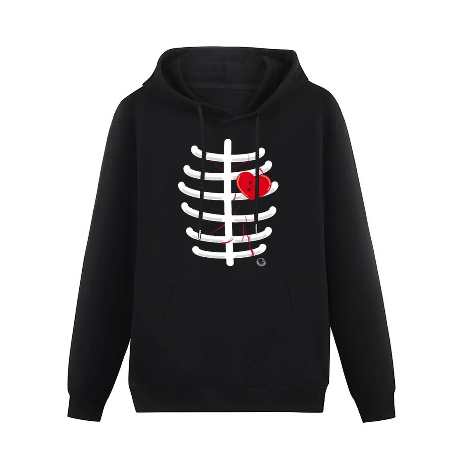 heart.shaped.button Pullover Hoodie clothes for men male clothes new in hoodies and blouses