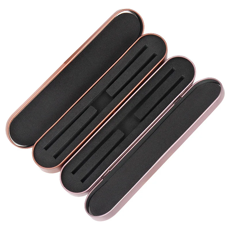 Boîte à pincettes à cils, boîte de rangement de Protection en fer blanc exquise, Extension de cils, trousse à crayons de beauté, outils de maquillage