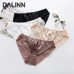 2PCS/pack Women's Panties, Natural Silk Underwear, Sexy Lingerie Soft Comfortable Female Briefs, Healthy Underpants, 2024