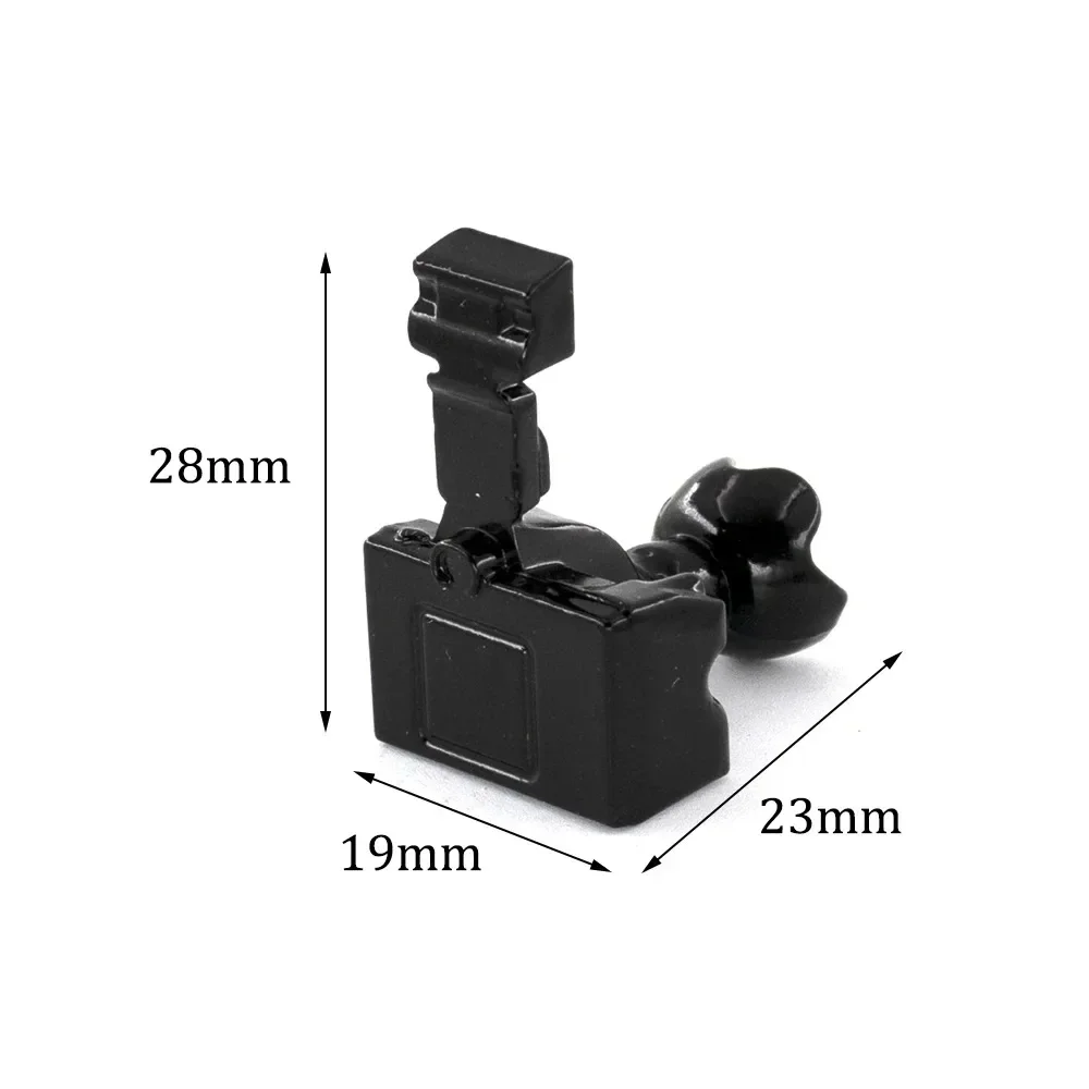 1/12 Scale Dollhouse Accessories, Mini Metal SLR Camera Miniature Model for Dollhouse Scene Decoration