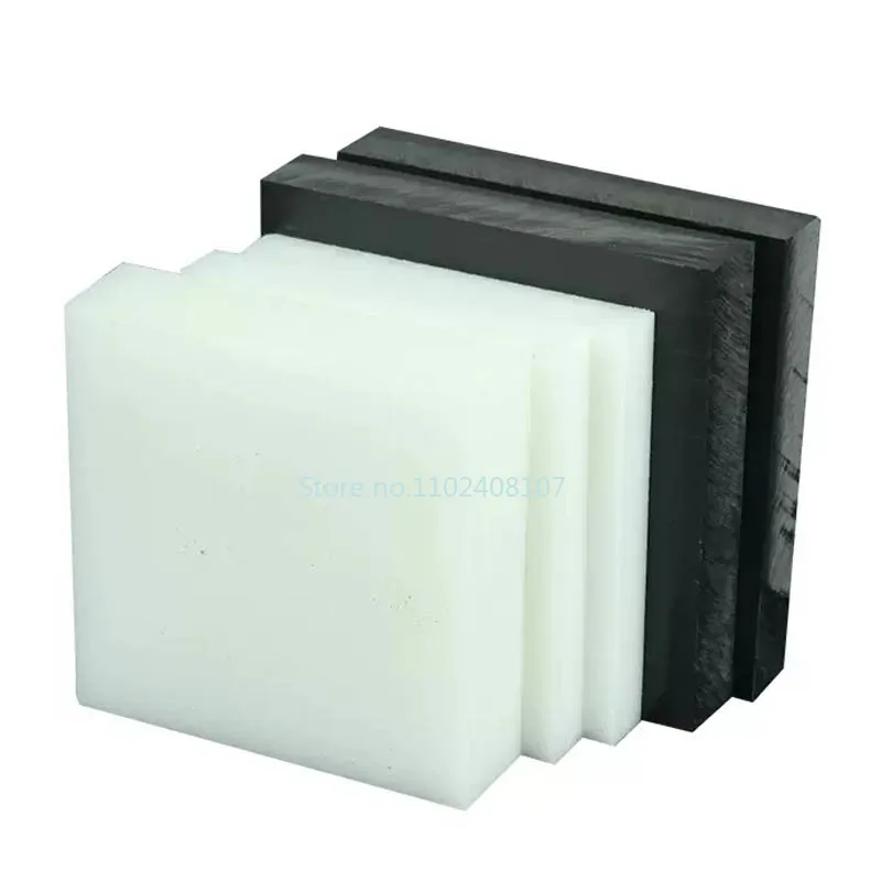 Wit Zwart POM Vel Board Hard Plastic Polyoxymethyleen Plaat Antistatische Plaat Dik 2/3/4/5/6/8/10/12/15/20/30mm