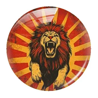 اليدوية السيرك ملاهي مهرج الأسد فيريس ويل صورة مستديرة الزجاج كابوشون فلاتباك التجريبي النقش Diy بها بنفسك صنع المجوهرات