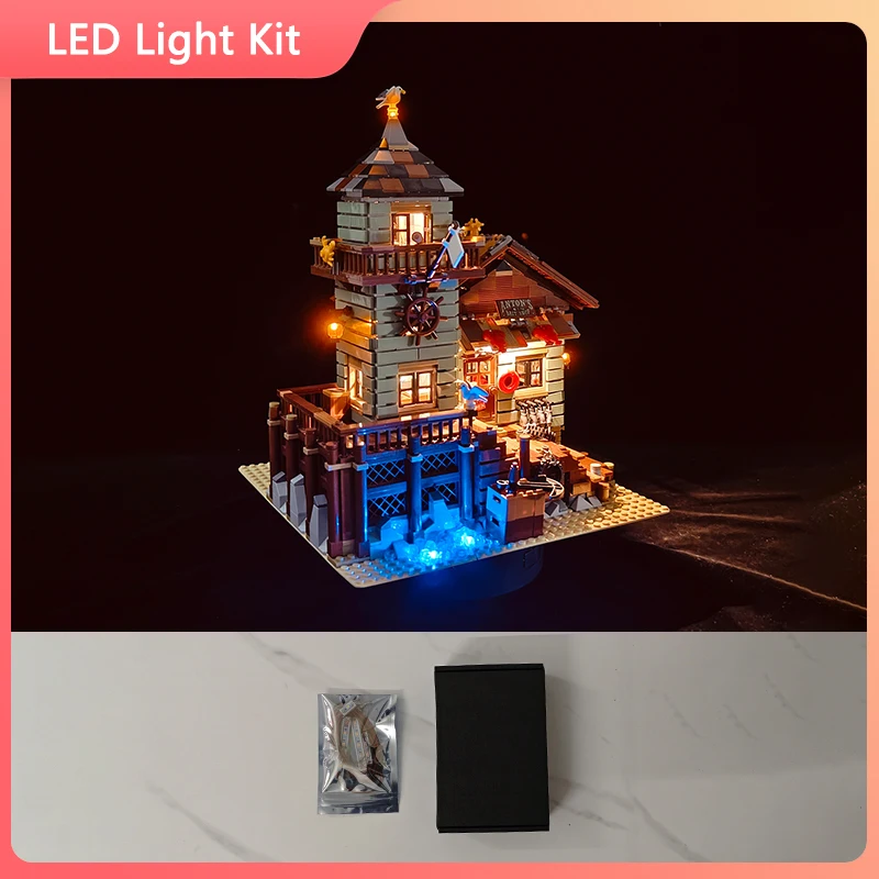 LED Light Set For 21310 Old Fishing Store compatible 1147 (Only LED Light, NOT Include The Model Bricks)