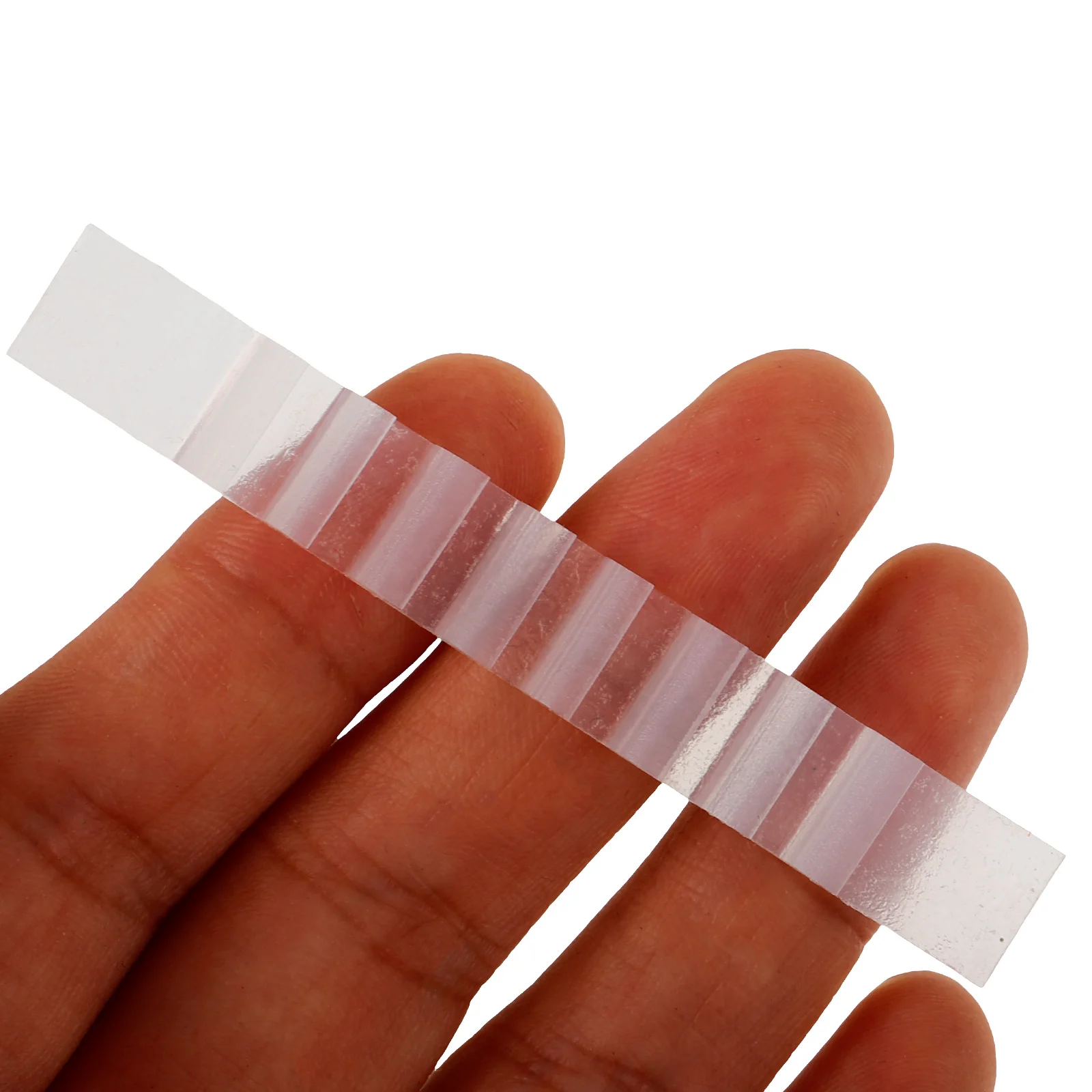 

50pcs Non-slip Grip Strips 1.0Wide Silicone Anti-skid Clothes Hanger Strips Clothes Wardrobe Stripes Closet Bedroom Hangers