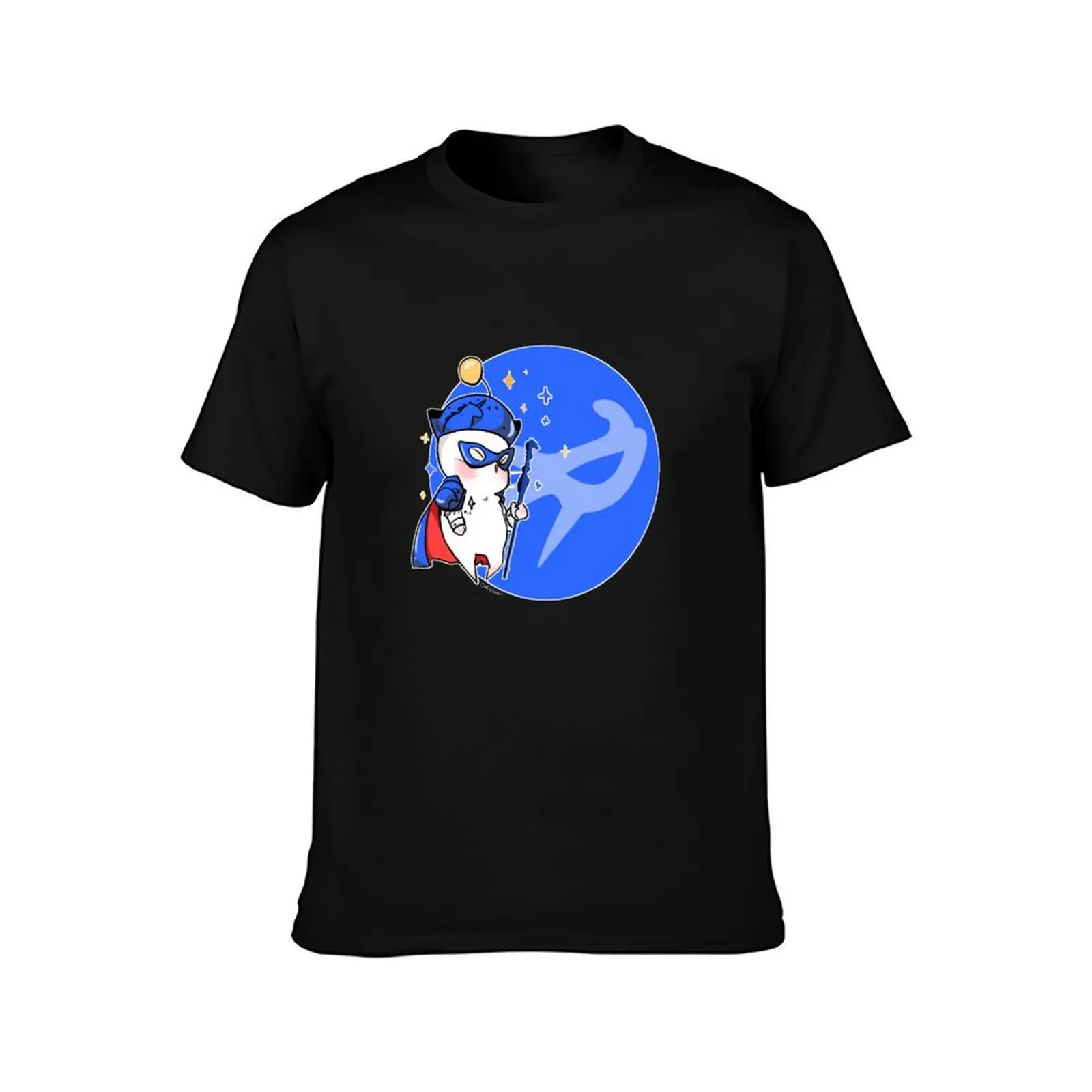 BLUEMAGE MOOGLE FFXIV T-Shirt Plus Size Simple Casual Top T-Shirt view 2