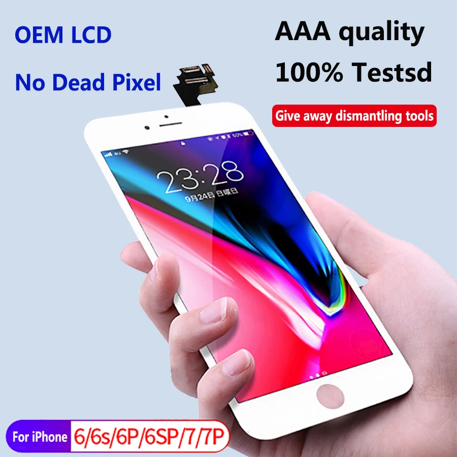 AAAA Grade For iPhone 6 6S 7 8 Plus LCD Perfect 3D Touch Screen Digitizer Assembly For iPhone X XR XS MAX 11PRO Display Pantalla