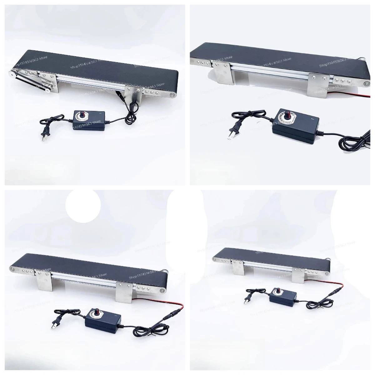 10*50 10*70 12*50 Small Metal Desktop Conveyor Belt for Student Friction Experiment, Automatic Science Technology Learning Tool