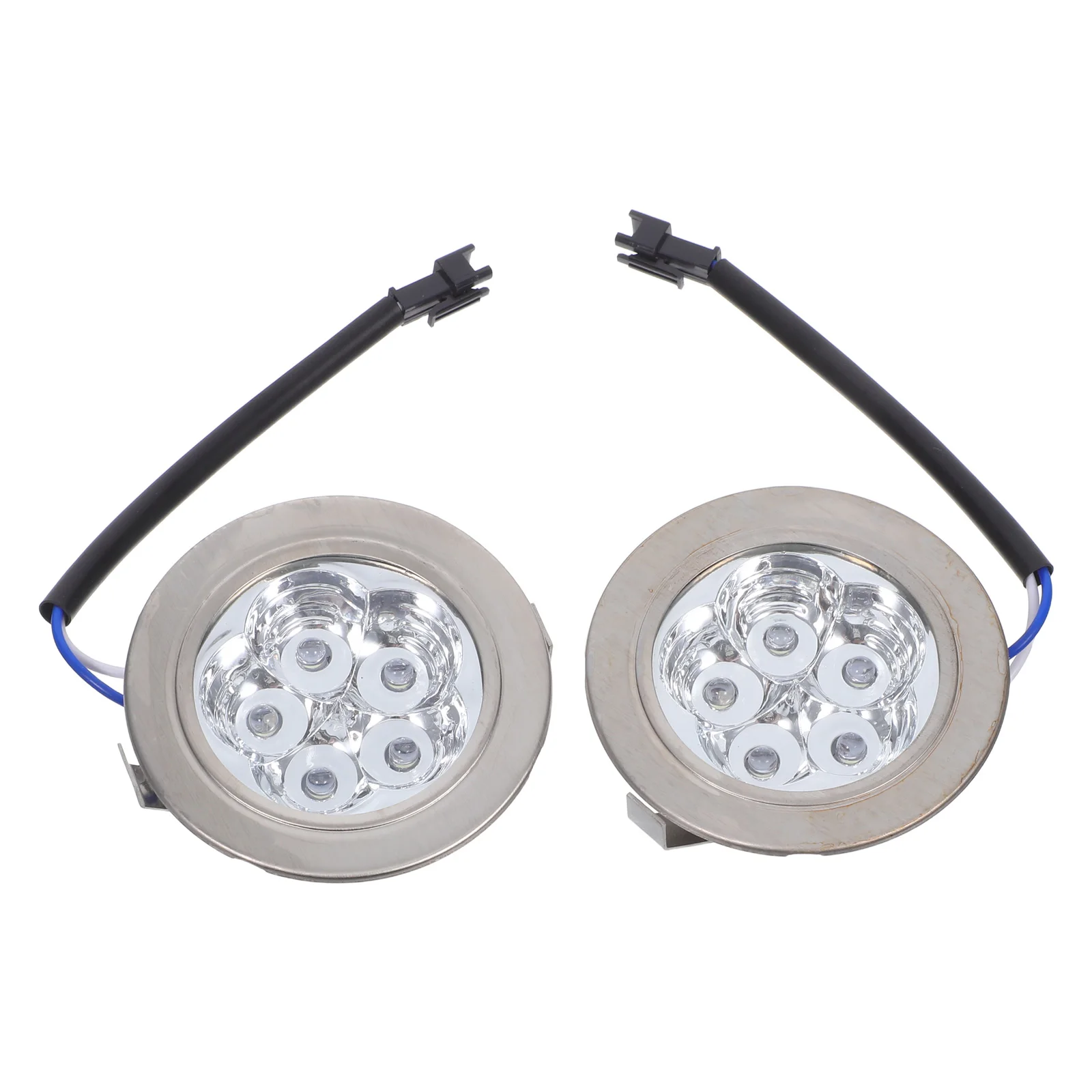 

2pcs Led Kitchen Hood Light Bulbs Round Design 12V Cold White Easy Install Energy Efficient Replacement For Stove Vent Smoke