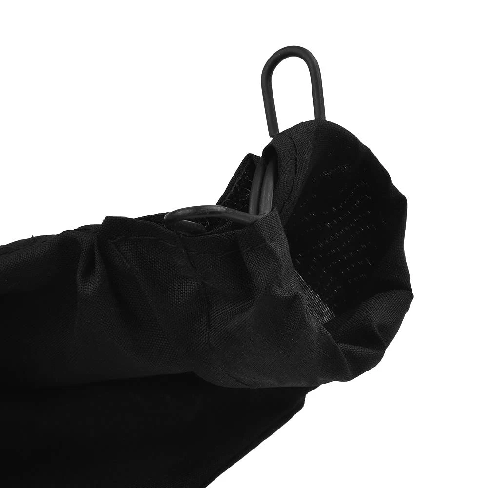 Le nouveau sac à poussière de scie, sac collecteur de poussière noir avec fermeture éclair et support métallique, pour scie à onglet modèle 255 2 pièces