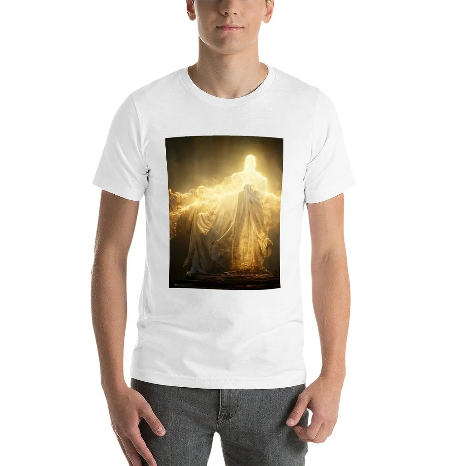 جودة القطن عالية المسيح مضحك تحويل تي شيرت من القمصان القمصان القطنية تي ر