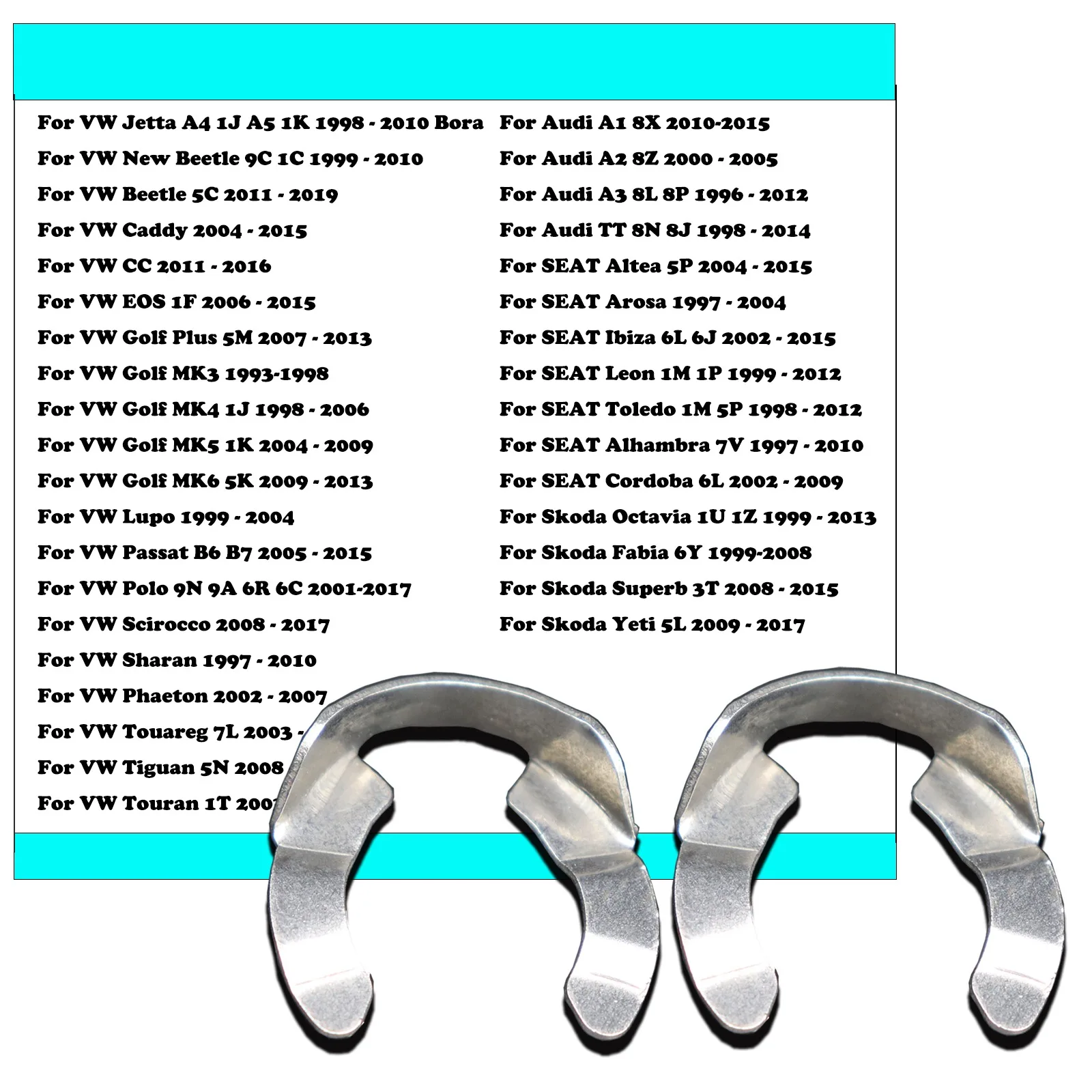 

2PCS Gearshift Cable Retaining Lock Washer Clip For Audi VW SEAT Skoda Gear Shifter Selector Linkage Cables Retaining Locking