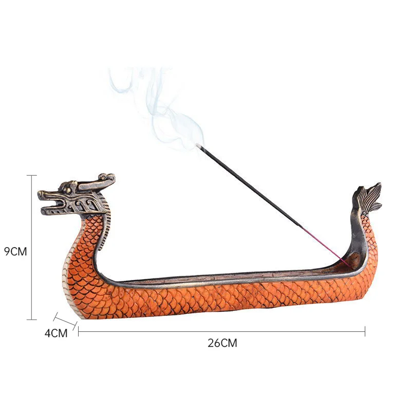 Desk Decoration Living Room Decoration Home Decoration Accessories Dragon Boat Incense Board Resin Sailboat Handicrafts