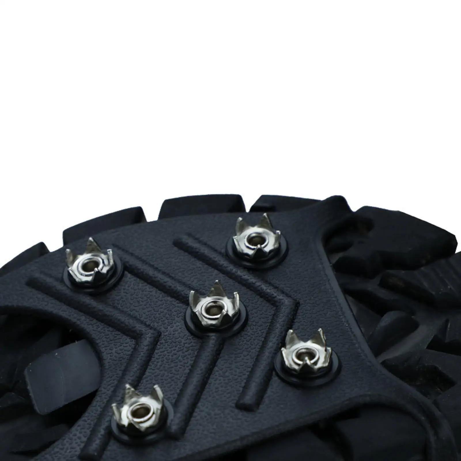 مقابض أحذية الأشرطة الجليدية مع 8 مرابط أغطية أحذية غير قابلة للانزلاق للمشي على الثلج والجليد والمشي لمسافات طويلة في الهواء الطلق #6